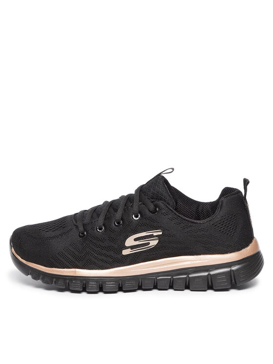Skechers Снікерcи Skechers Get Connected 12615/BKRG Чорний