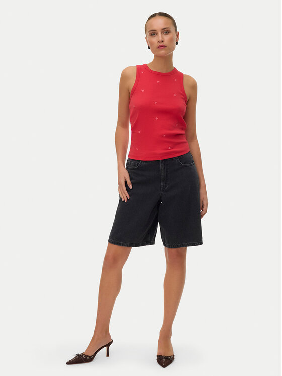 Vero Moda Vero Moda Top Naja 10341964 Rojo Slim Fit