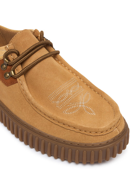 Clarks Туфлі Clarks Torhill Lo 26327293 Світло-коричневий