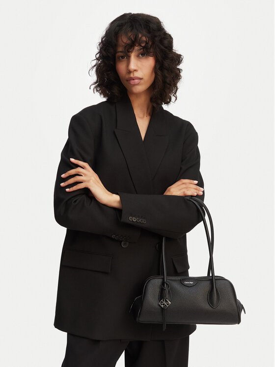 Calvin Klein Kabelka Calvin Klein Quilted Nylon Ew Satchel LV04F3743G Čierna