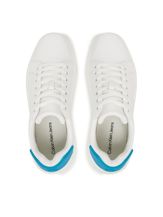 Calvin Klein Jeans Zapatillas Calvin Klein Jeans Chunky Cupsole Ru Patch Lth YM0YM01296 Blanco