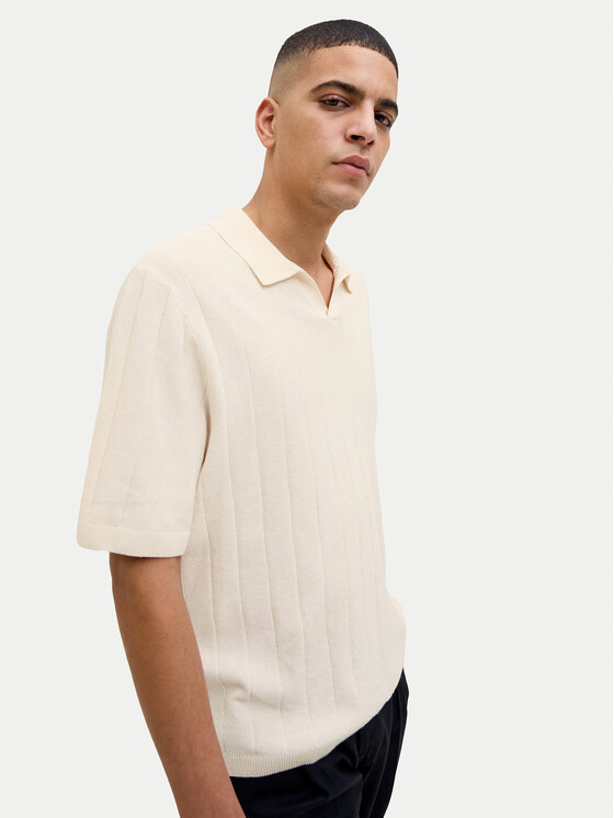 Jack & Jones Jack & Jones Поло Varenna 12272578 Бежевий Relaxed Fit