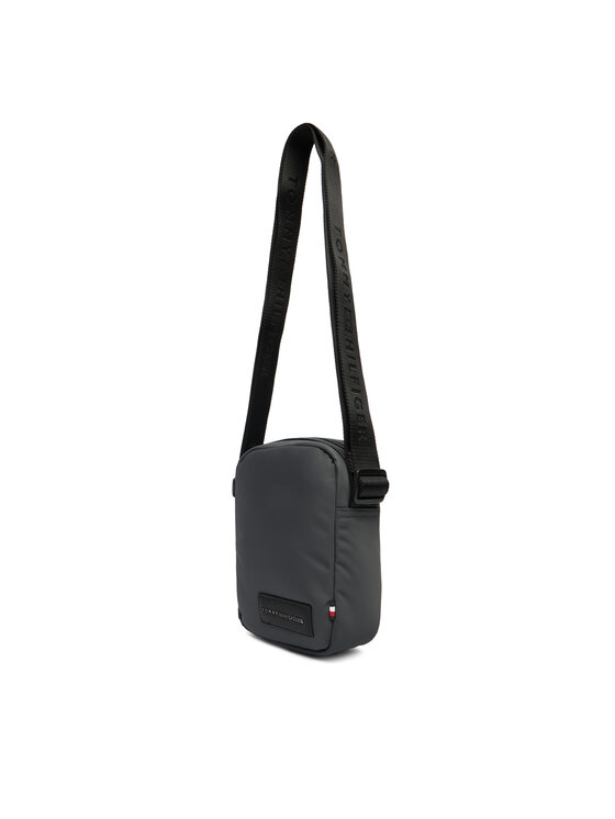 Tommy Hilfiger Мъжка чантичка Tommy Hilfiger Th Repreve Mini Reporter AM0AM14009 Сив