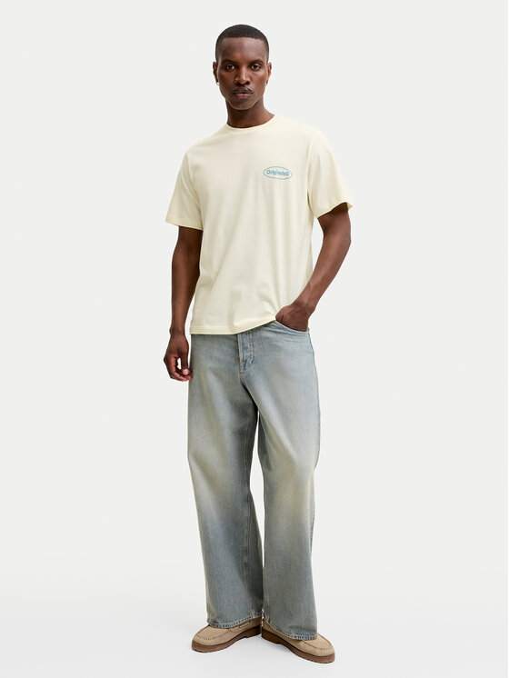 Jack & Jones Jack & Jones Camiseta Riviera 12295202 Amarillo Regular Fit
