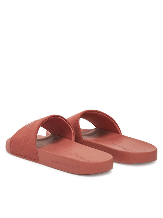 Calvin Klein Jeans Ciabatte Calvin Klein Jeans Slide Monogram Cv YM0YM01271 Corallo