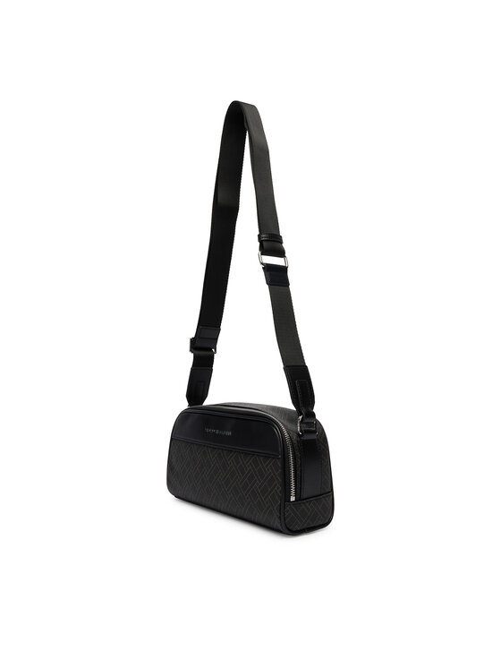 Tommy Hilfiger Мъжка чантичка Tommy Hilfiger Th Flag Monogram Camera Bag AM0AM14297 Черен