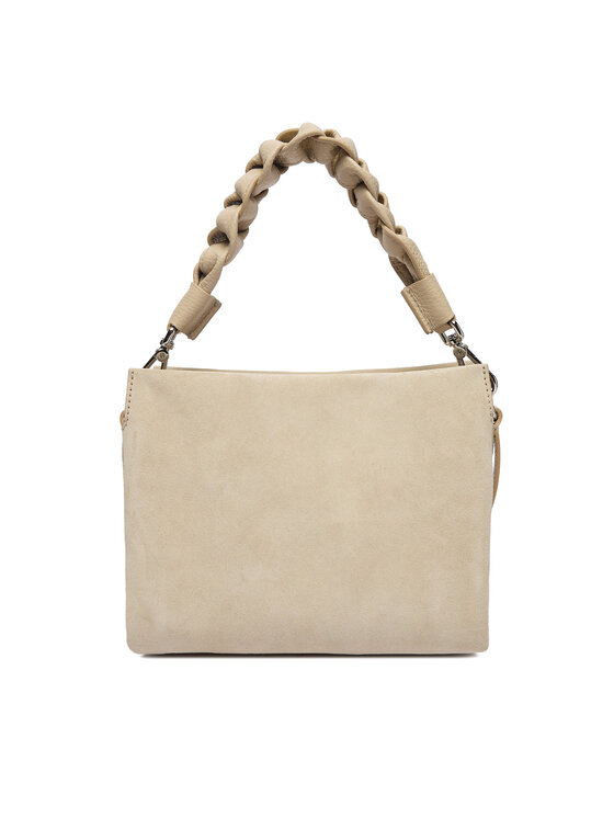 Coccinelle Дамска чанта Coccinelle P6P Boheme Suede Bimaterial E1 P6P 58 01 01 Кафяв