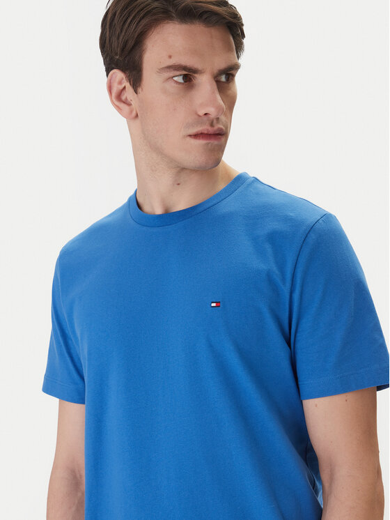 Tommy Hilfiger Tommy Hilfiger Camiseta Ess Seasonal MW0MW39995 Azul Regular Fit