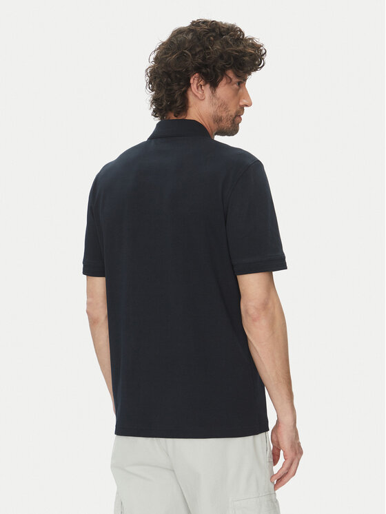 BOSS BOSS Polo majica Pe_Interlock 50520109 Mornarsko modra Regular Fit