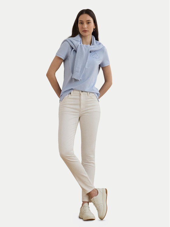 LAUREN RALPH LAUREN LAUREN RALPH LAUREN Поло 200966129001 Блакитний Slim Fit