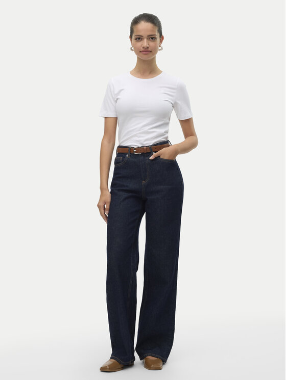 Vero Moda Vero Moda T-Shirt Lulu 10323755 Λευκό Regular Fit