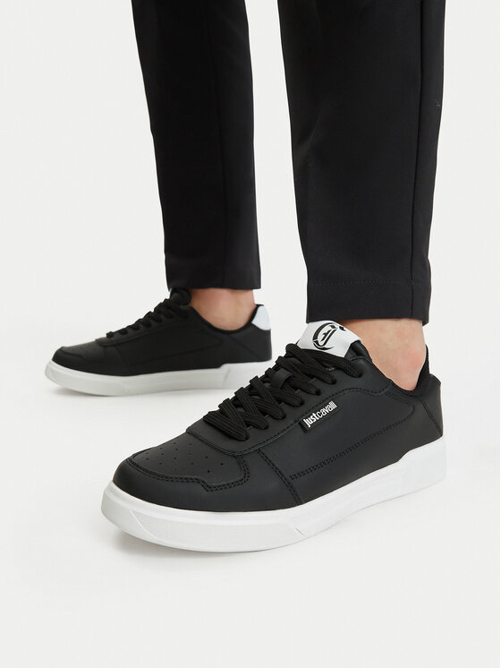 Just Cavalli Sneakersy Just Cavalli 80QA3SB3 ZPC14 Czarny