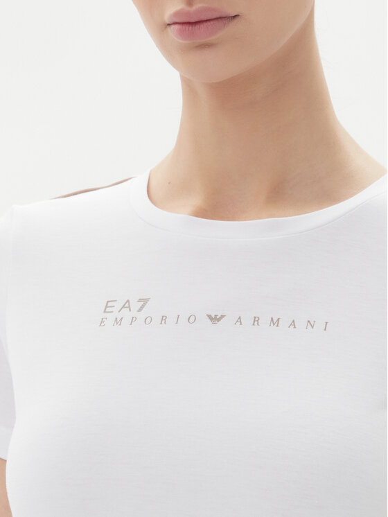 EA7 Emporio Armani EA7 Emporio Armani Футболка 7W000274 AF12945 U0002 Білий Slim Fit