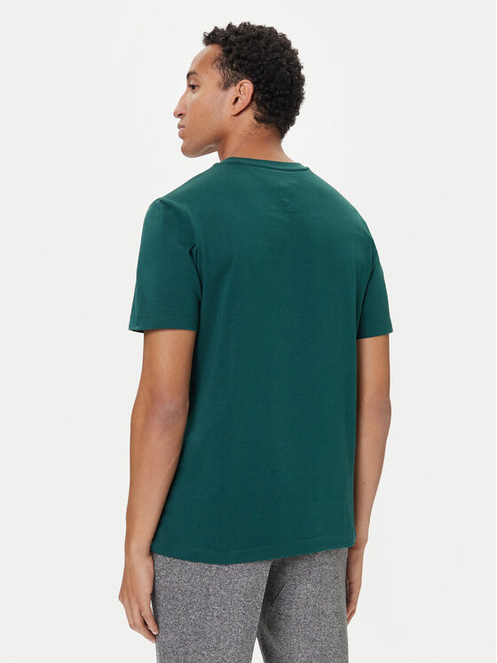 Tommy Hilfiger Tommy Hilfiger Camiseta Ess Seasonal MW0MW39995 Verde Regular Fit