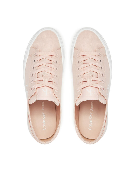 Calvin Klein Jeans Сникърси Calvin Klein Jeans Vulc Flatform Low Cv Mg YW0YW01763 Оранжев