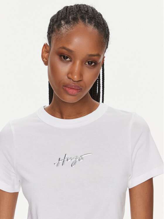 HUGO Hugo Футболка Classic 50508289 Білий Regular Fit