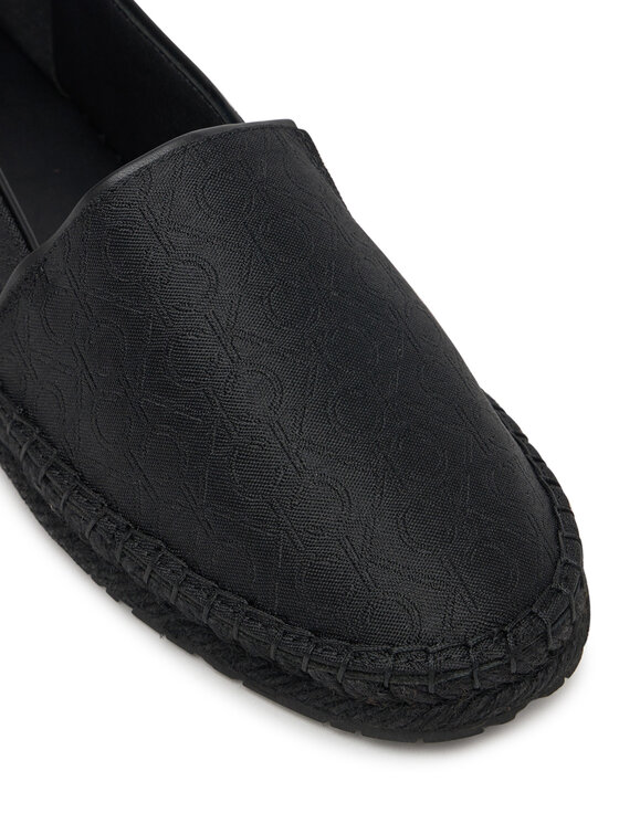 Calvin Klein Espadryle Calvin Klein Flat Espadrille - Jacq HW0HW02467 Czarny