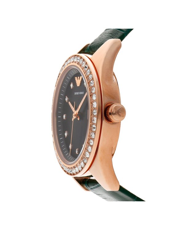 Emporio Armani Часовник Emporio Armani AR11506 Зелен