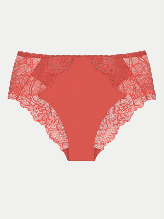 Triumph Triumph Klasične spodnje hlačke z visokim pasom Wild Peony Florale 10209626 Roza