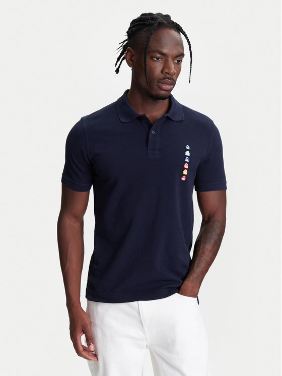 United Colors Of Benetton United Colors Of Benetton Поло 3089U302J Cиній Regular Fit