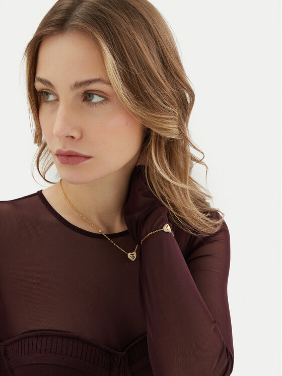 Guess zestaw_bransoletka_i_naszyjnik Guess JUBS05 078JW Auriu