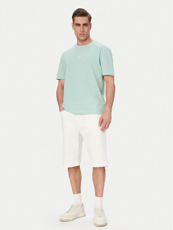 BOSS BOSS Camiseta Tchup 50473278 Turquesa Relaxed Fit