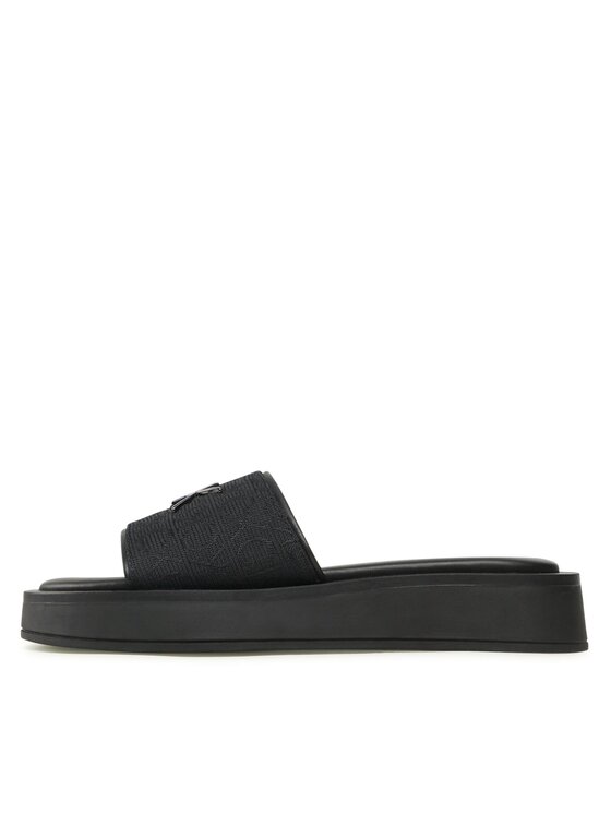 Calvin Klein Ciabatte Calvin Klein Dress Flatform W/HW - Jq HW0HW01488 Nero