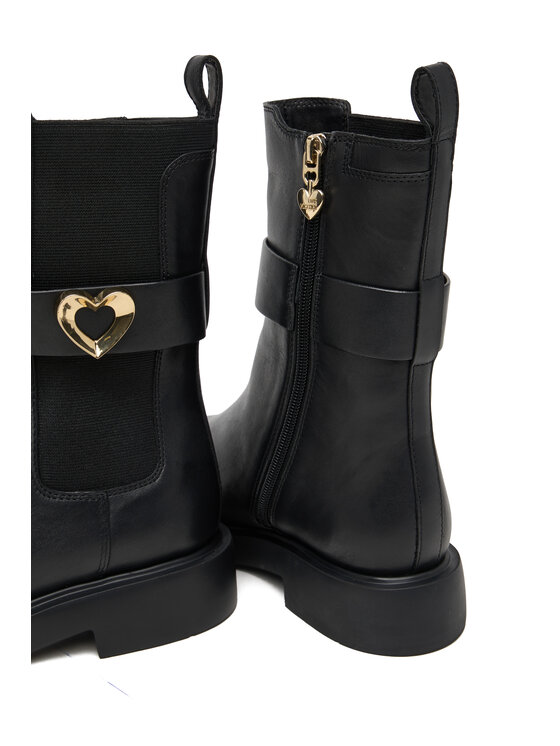 LOVE MOSCHINO Īsie zābaki LOVE MOSCHINO JA24044G0NIA0000 Melns