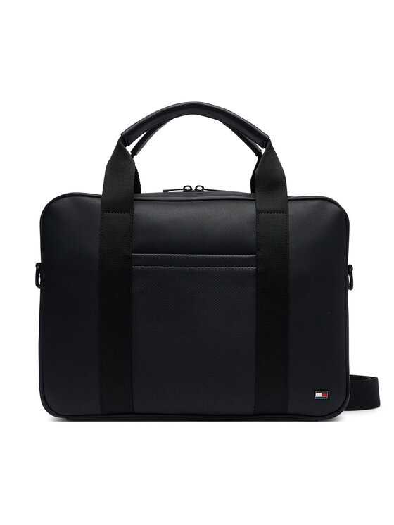 Tommy Hilfiger Brašna na notebook Tommy Hilfiger AM0AM14727 Černá