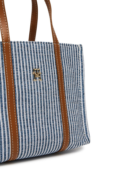 Tommy Hilfiger Torebka Tommy Hilfiger Th Premium Beach Le Mini Tote AW0AW17208 Niebieski
