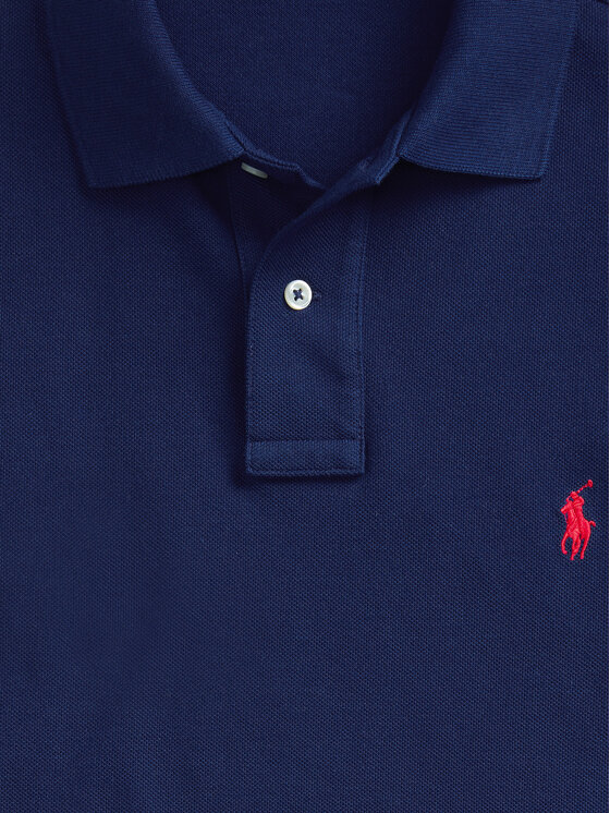 Polo Ralph Lauren Polo Ralph Lauren Поло Core Replen 710782592 Cиній Custom Slim Fit
