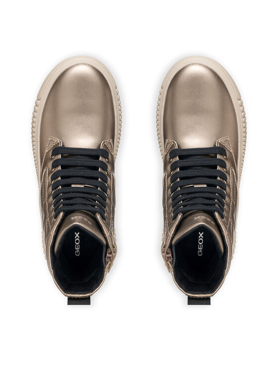 Geox Trzewiki Geox J Laquinny Girl J66M3C 000NF C5005 M Złoty