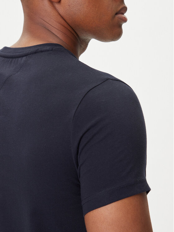 Tommy Hilfiger Tommy Hilfiger T-Shirt Core Logo Tee MW0MW11465 Σκούρο μπλε Slim Fit