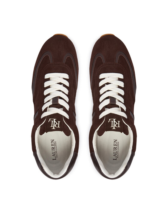 LAUREN RALPH LAUREN Sneakersy LAUREN RALPH LAUREN Dani Lw Prfl Sk Ltl 802P15837007 Hnědá