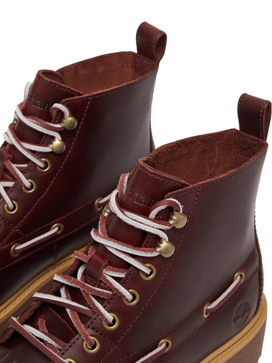 Timberland Šnurovacia obuv Timberland Stone Street Mid TB0A27YZEIW1 Bordová