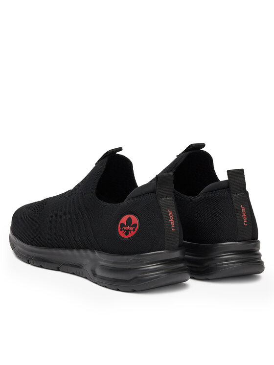 Rieker Sneakersy Rieker B7365-00 Czarny