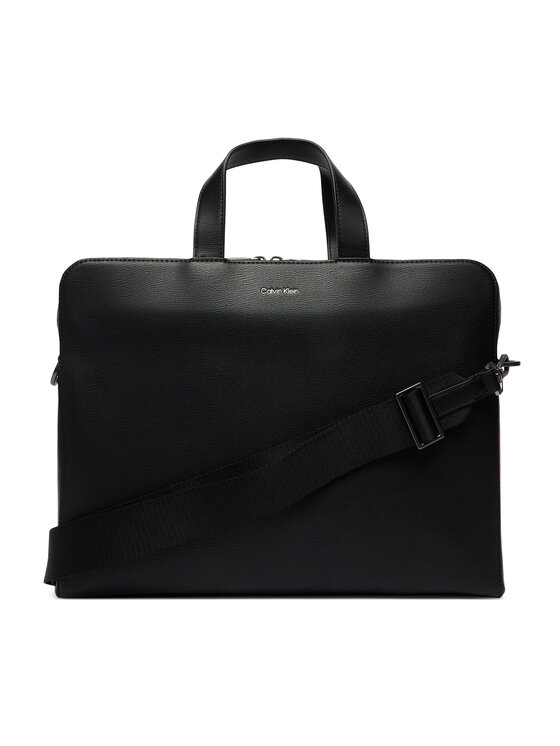 Calvin Klein Laptoptáska Calvin Klein Emblem Hw Commuter LV04D3290G Fekete