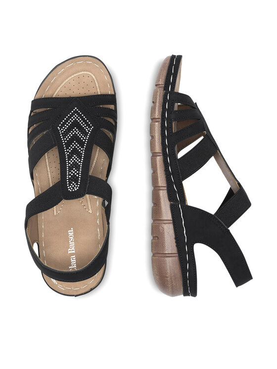 Clara Barson Sandales Clara Barson WYL0510-03 Melns