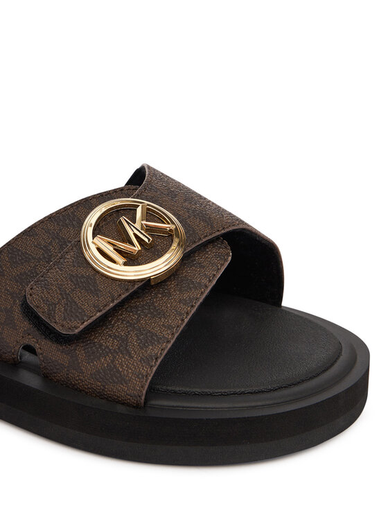 MICHAEL Michael Kors Klapki MICHAEL Michael Kors MK Pool 40R6MKFA1B Brązowy