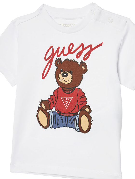 Guess Guess Футболка H4BT01 I3Z14 Білий Regular Fit