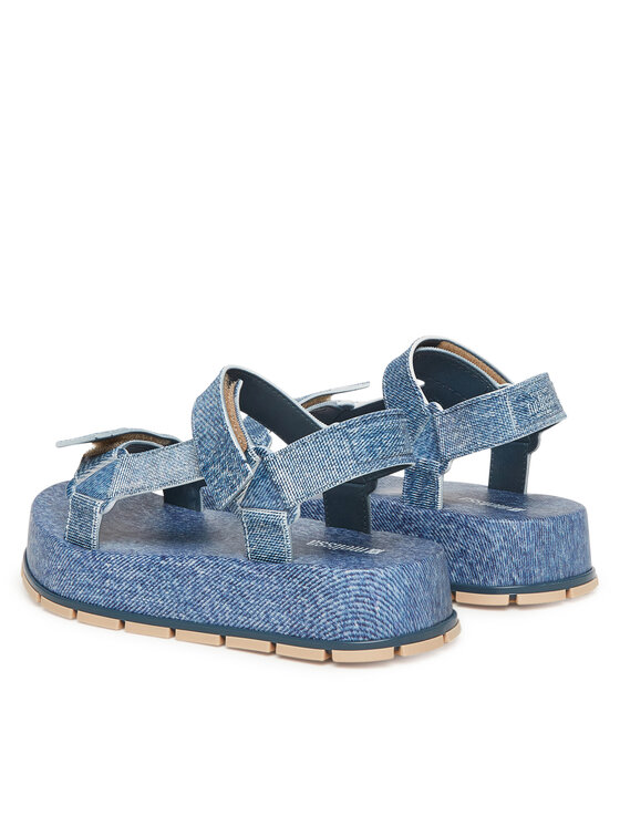 Melissa Босоніжки Melissa Melissa Flowing Platform Denim Ad M 36132 Голубий