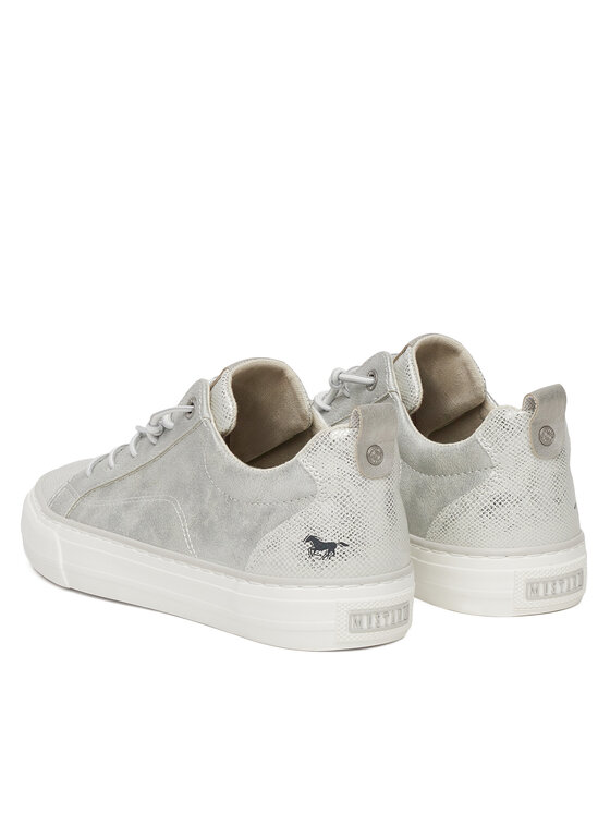Mustang Tenisky Mustang 1272-311 Stříbrná