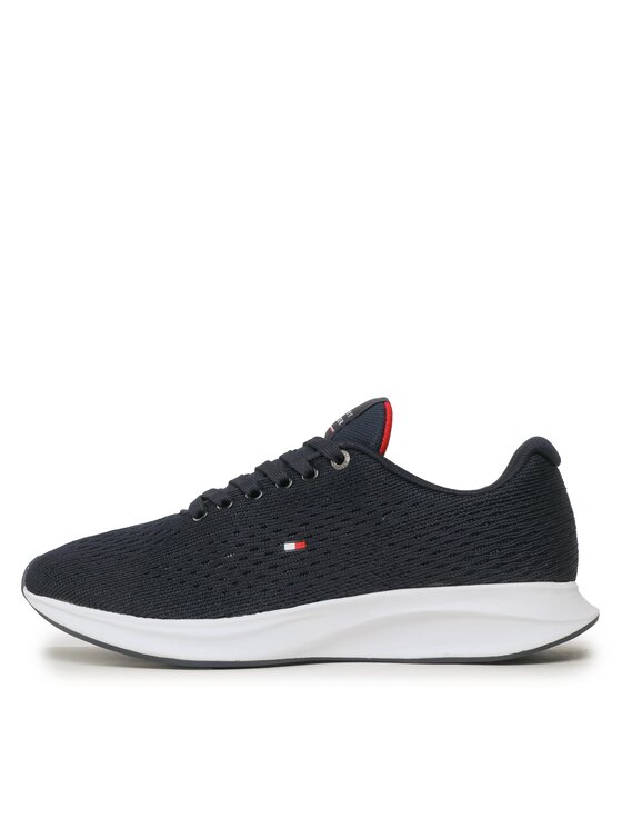 Tommy Hilfiger Tenisice Tommy Hilfiger Lightweight Runner Knit FM0FM04700 Tamnoplava