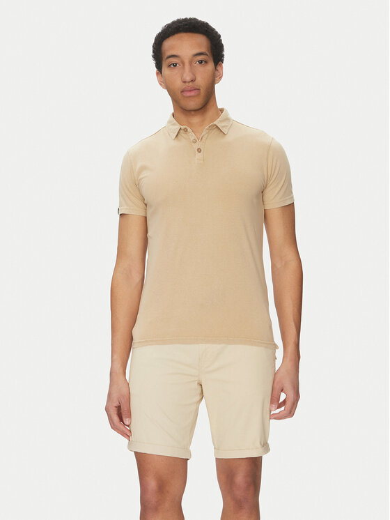 INDICODE INDICODE Футболка Injamiro 41-143 Бежевий Regular Fit