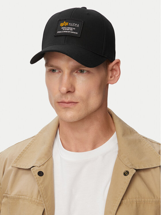 Alpha Industries Kapa s šiltom Alpha Industries Crew Camp 128934 Črna