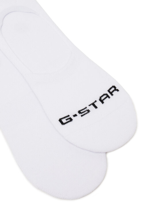 G-Star Raw Členkové ponožky G-Star Raw AS_G-STAR_S_124_SS25 (3-PACK) Biela