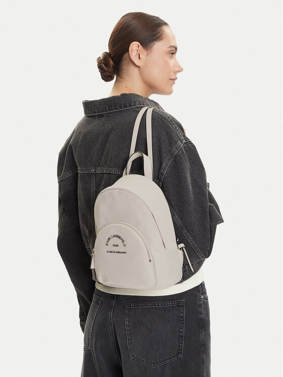 KARL LAGERFELD Plecak KARL LAGERFELD A2W30081 Écru