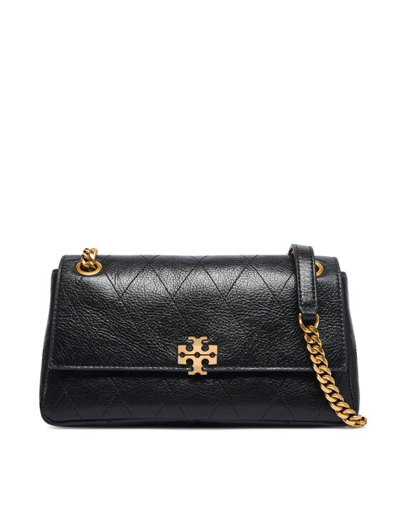 Tory Burch Сумка Tory Burch Charlie Quilted Small Shoulder Bag 185829 Чорний