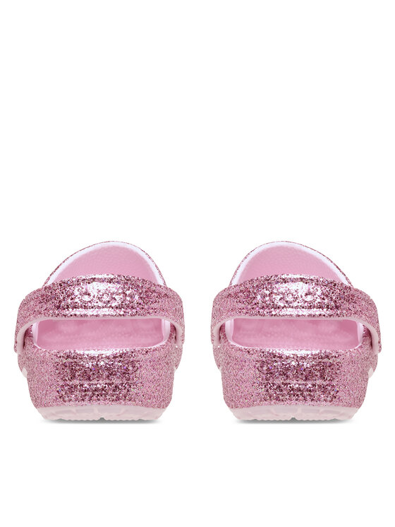 Crocs Шльопанці Crocs Classic Chunky Glitter Clog K 211939 Рожевий
