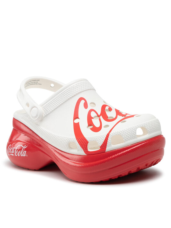 Crocs Natikači Crocs Coca-Cola X Crocs Classic Bae Clog 207234 Bela